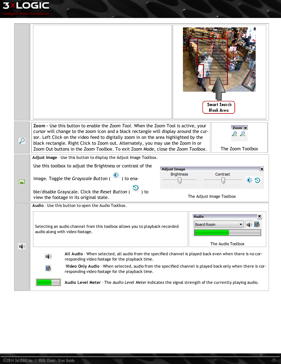 3xLOGIC VIGIL Client User Manual | Page 83 / 116