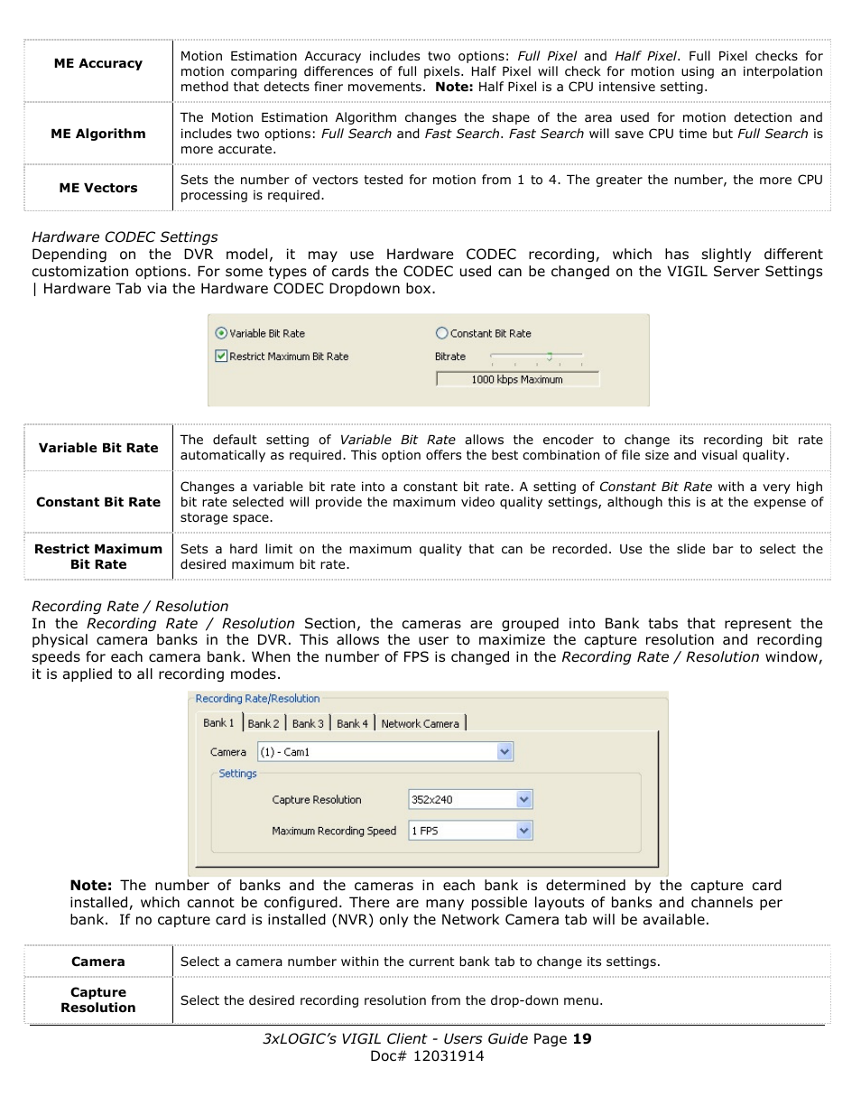 3xLOGIC VIGIL Client User Manual | Page 19 / 91