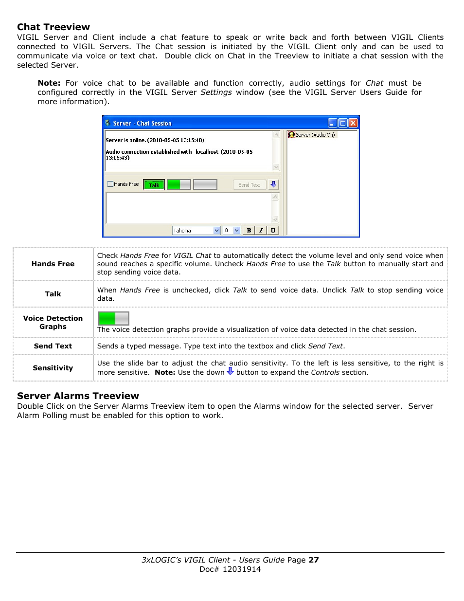 3xLOGIC VIGIL Client User Manual | Page 27 / 91
