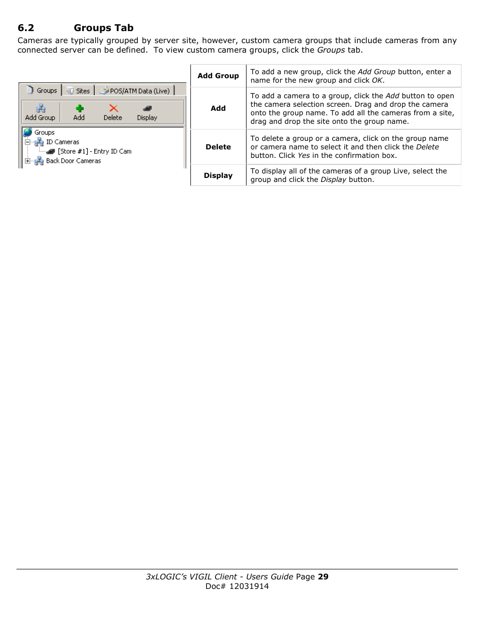 3xLOGIC VIGIL Client User Manual | Page 29 / 91