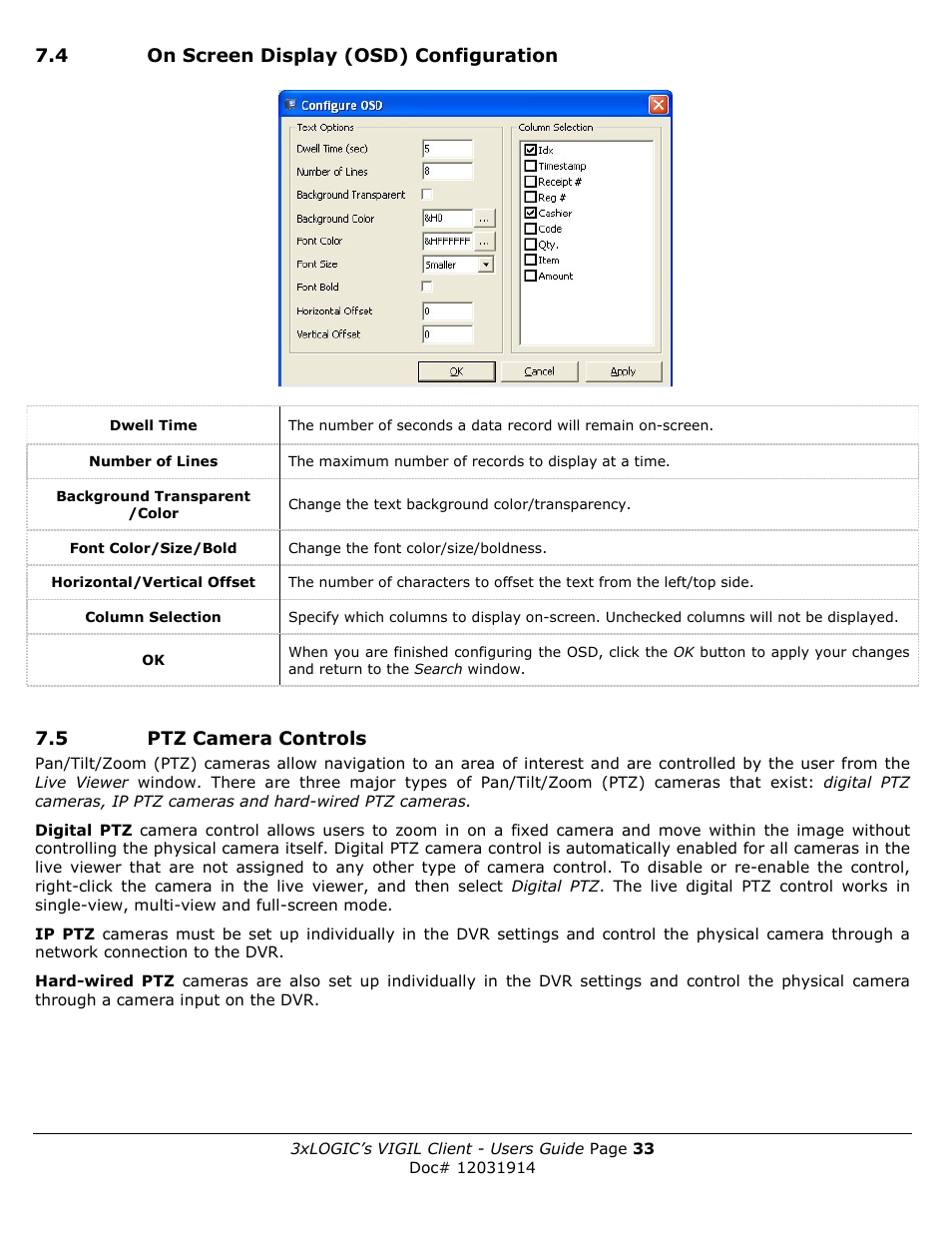 3xLOGIC VIGIL Client User Manual | Page 33 / 91
