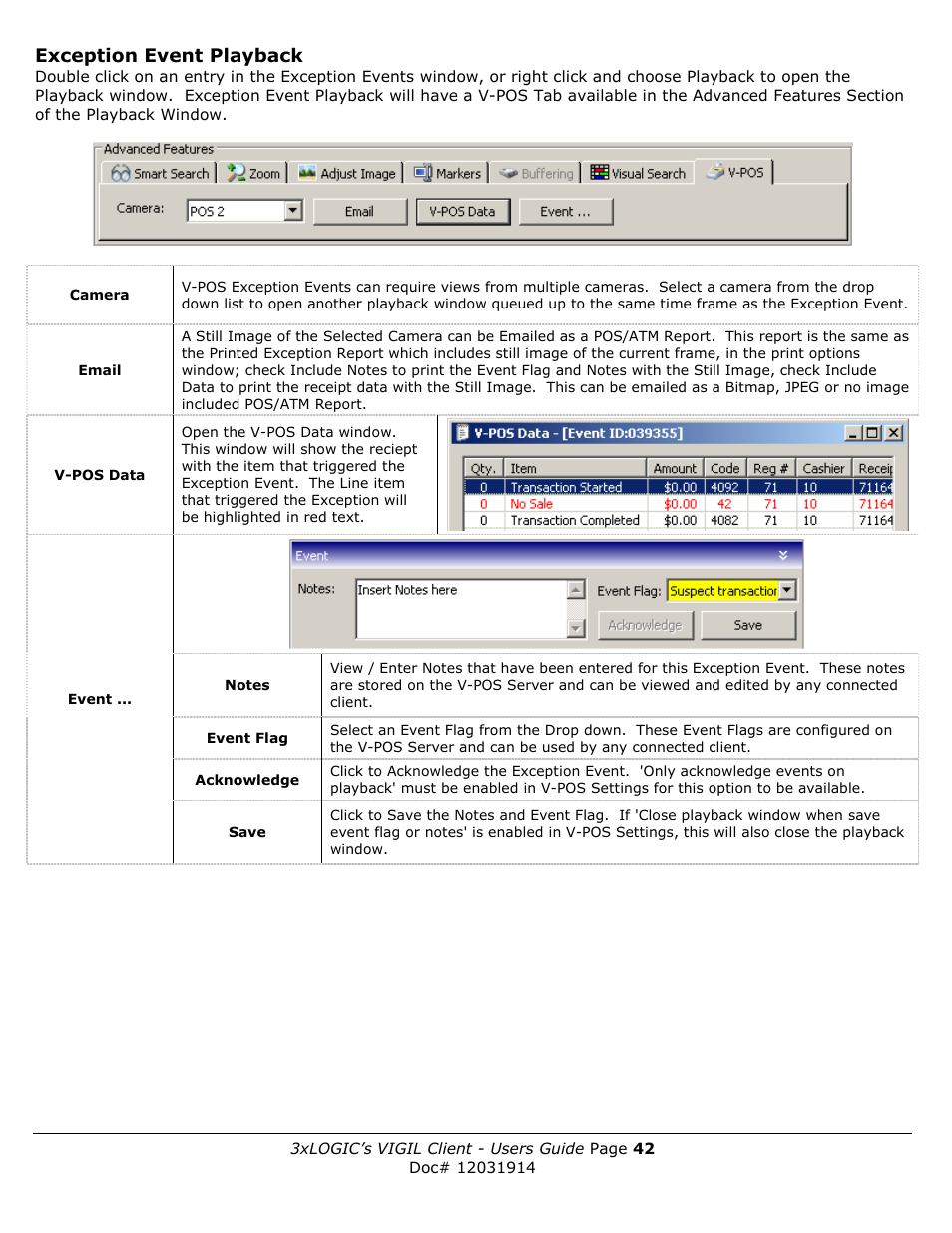 3xLOGIC VIGIL Client User Manual | Page 42 / 91