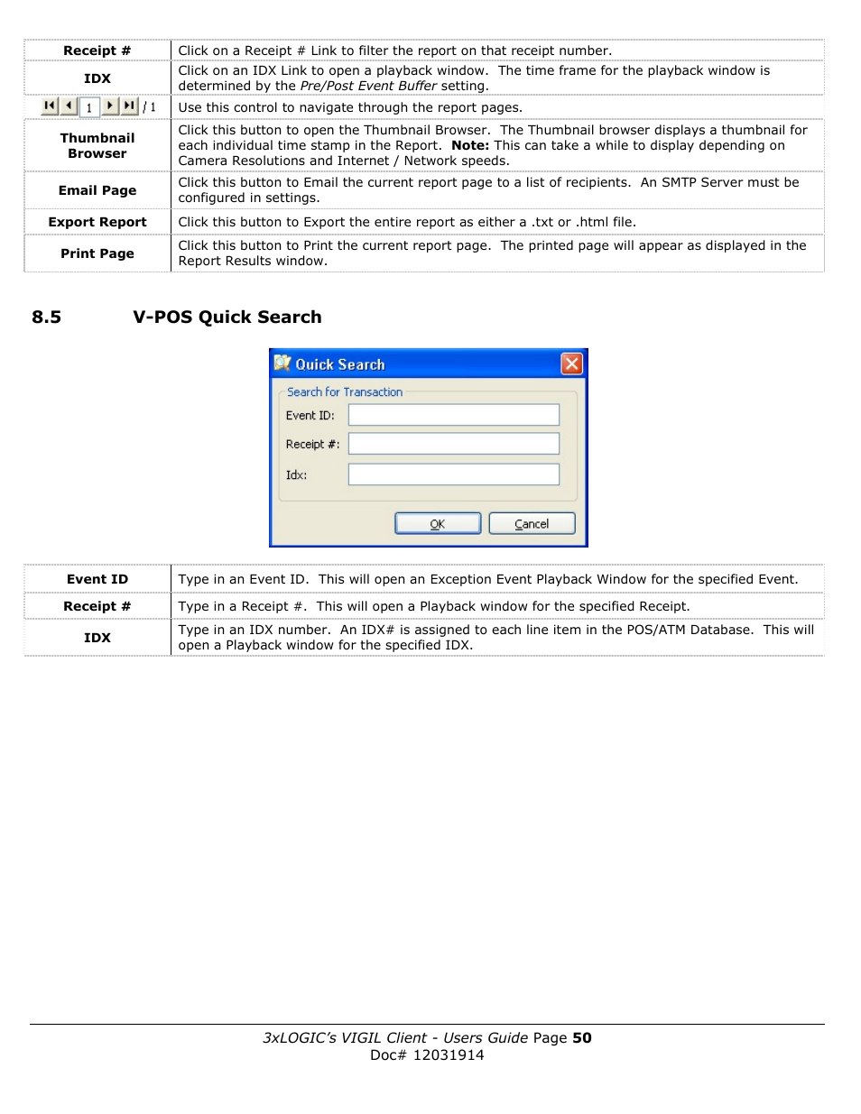 3xLOGIC VIGIL Client User Manual | Page 50 / 91