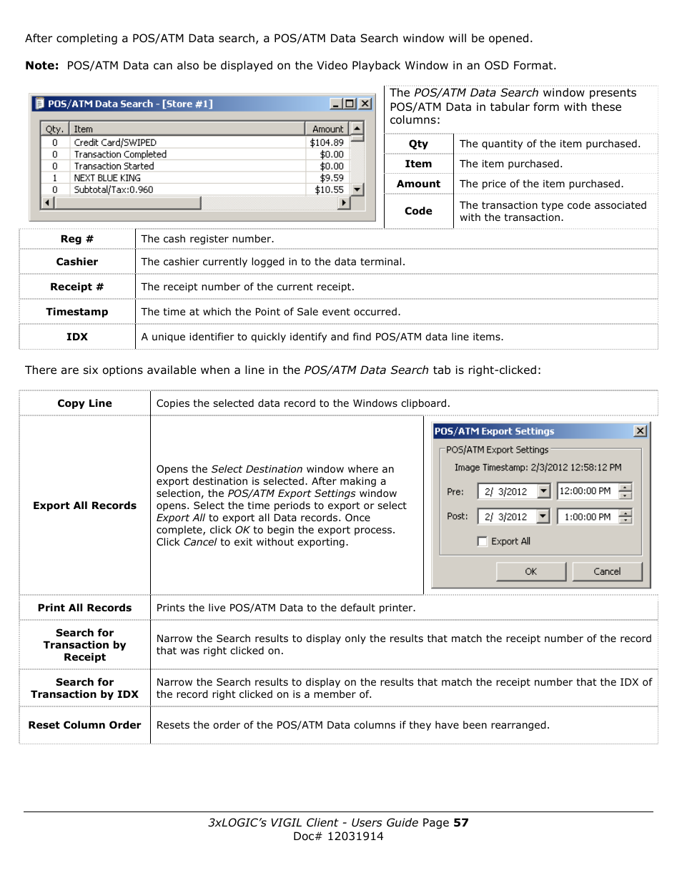 3xLOGIC VIGIL Client User Manual | Page 57 / 91