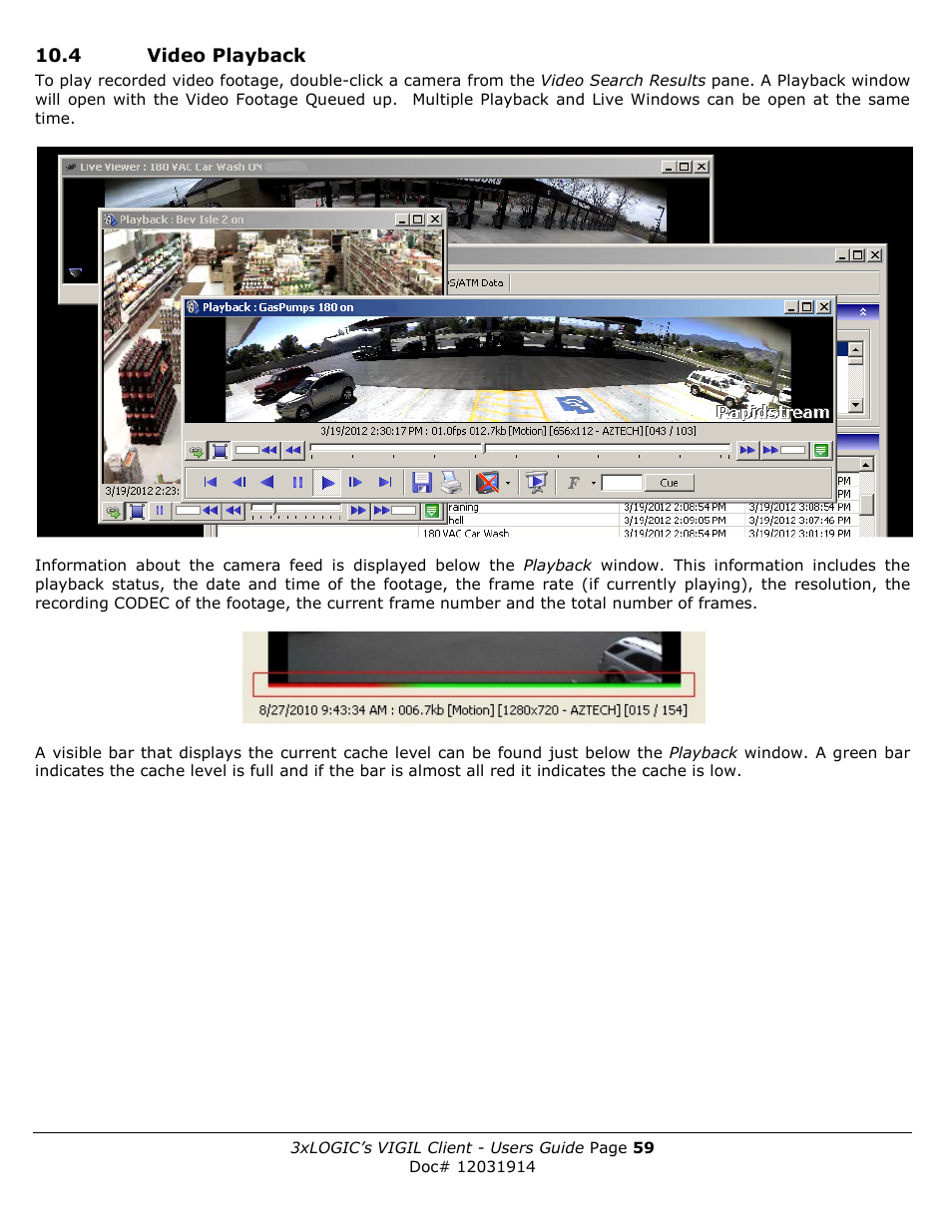 3xLOGIC VIGIL Client User Manual | Page 59 / 91
