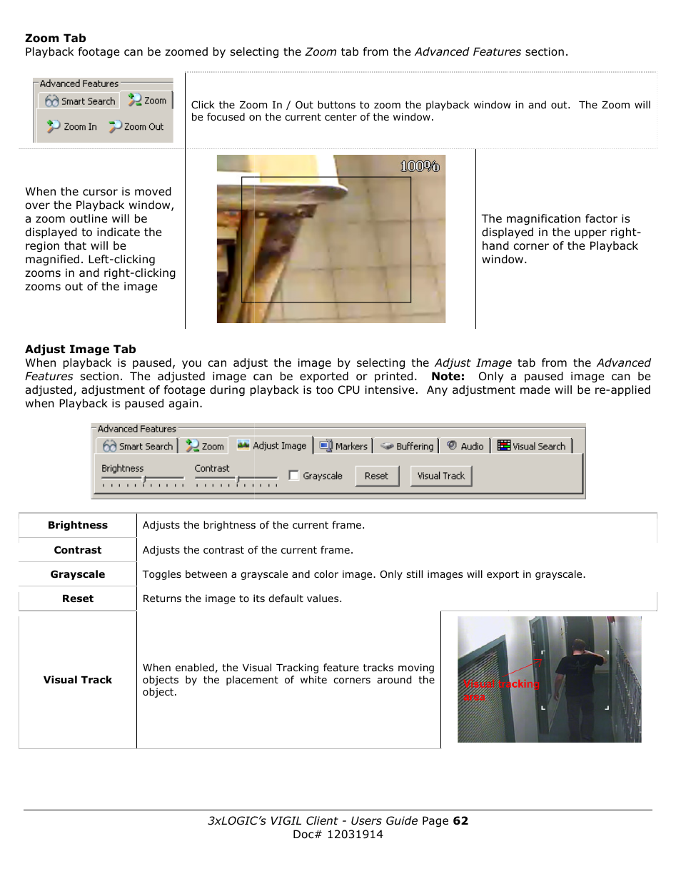 3xLOGIC VIGIL Client User Manual | Page 62 / 91