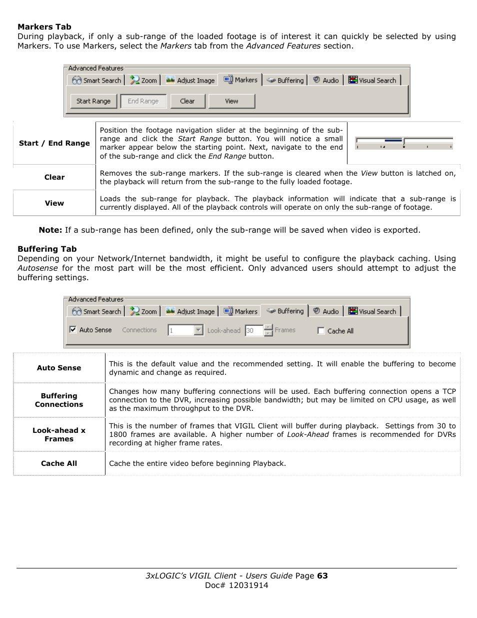 3xLOGIC VIGIL Client User Manual | Page 63 / 91