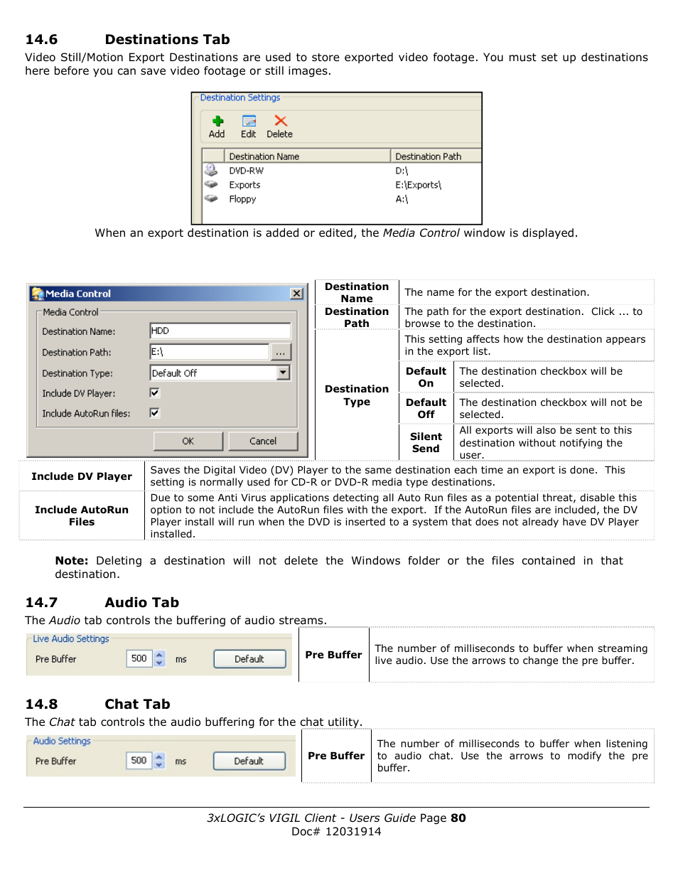 3xLOGIC VIGIL Client User Manual | Page 80 / 91