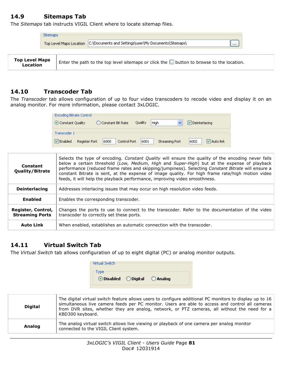 3xLOGIC VIGIL Client User Manual | Page 81 / 91