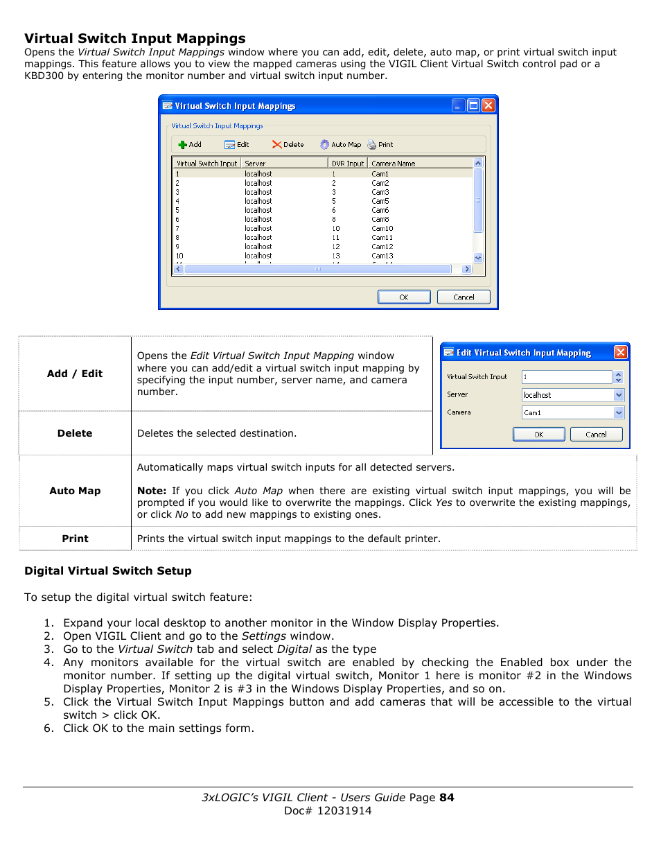 3xLOGIC VIGIL Client User Manual | Page 84 / 91