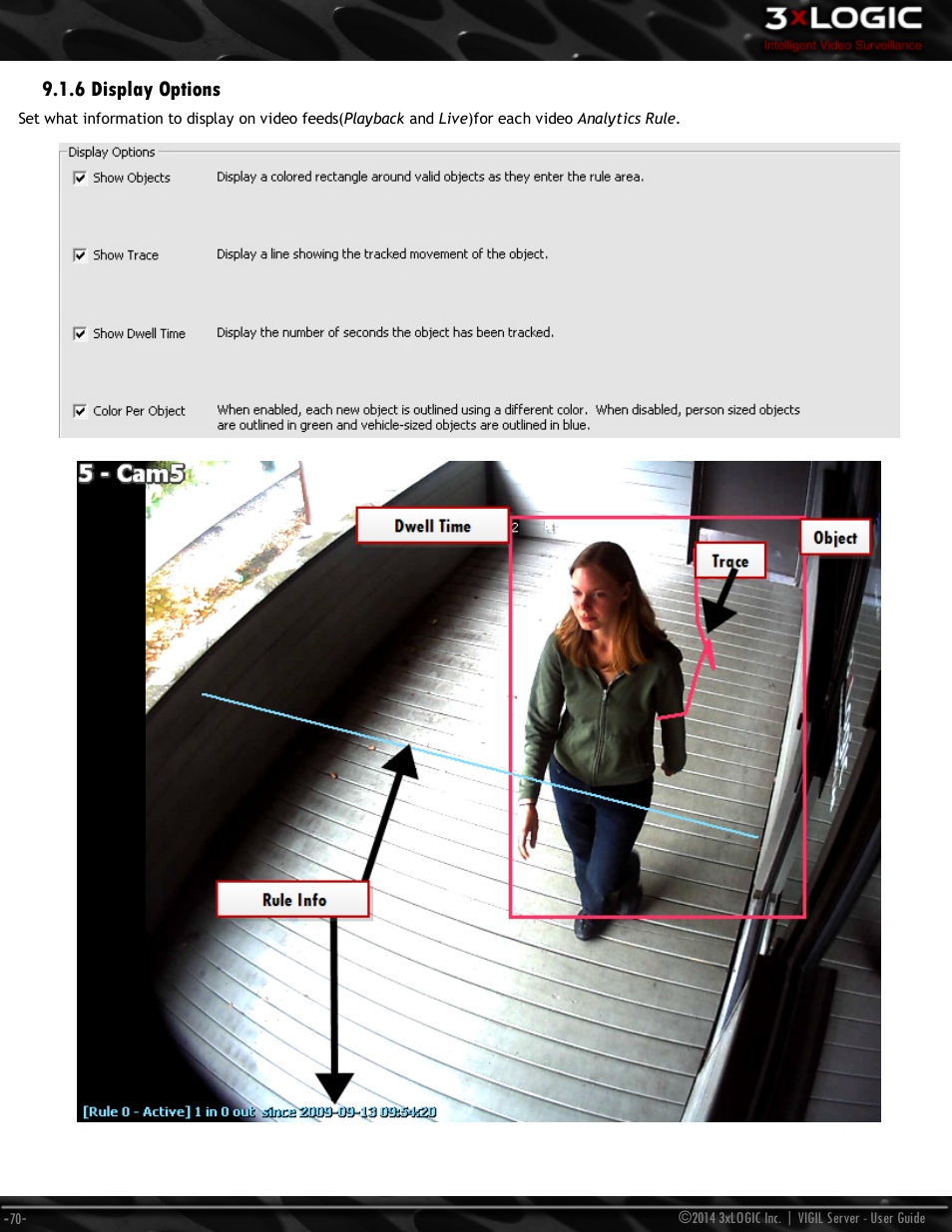 6 display options | 3xLOGIC VIGIL Server User Manual | Page 79 / 148