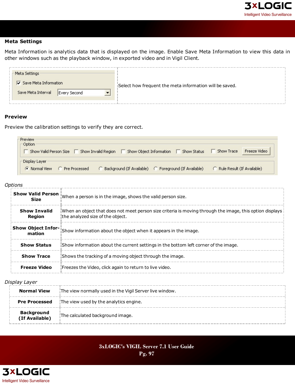 3xLOGIC VIGIL Server User Manual | Page 101 / 180