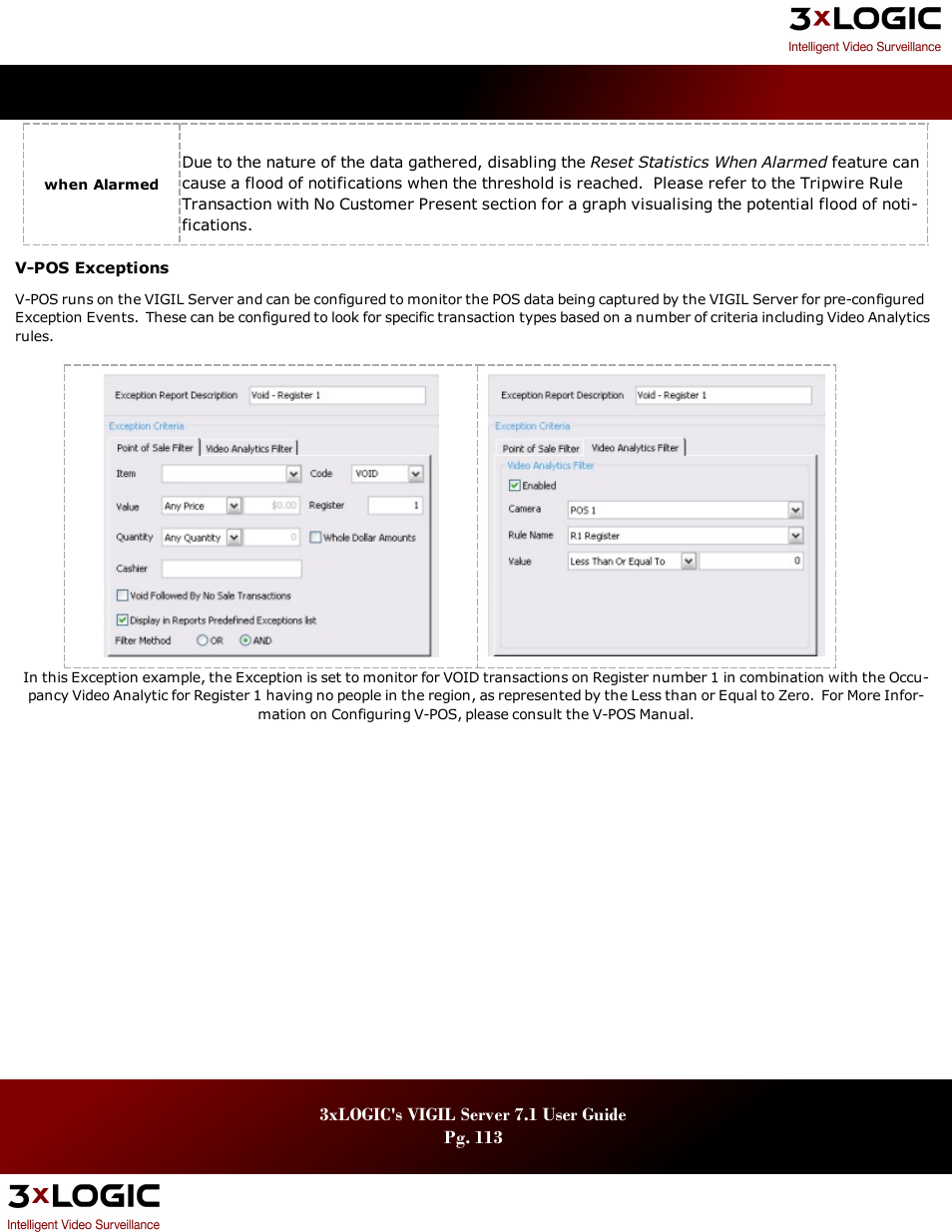 3xLOGIC VIGIL Server User Manual | Page 117 / 180