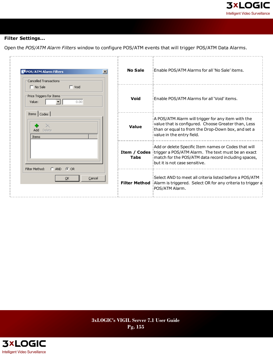 3xLOGIC VIGIL Server User Manual | Page 159 / 180