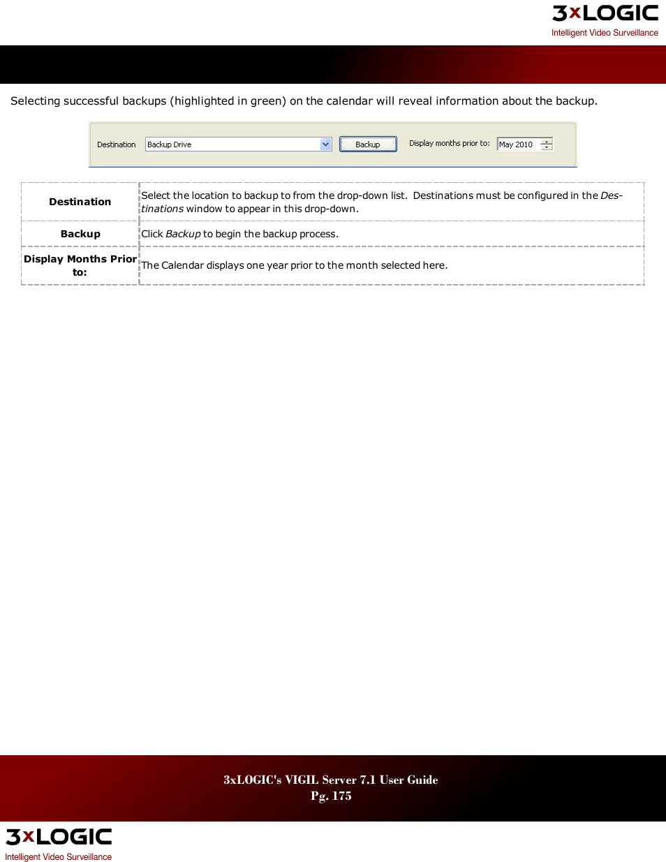 3xLOGIC VIGIL Server User Manual | Page 179 / 180