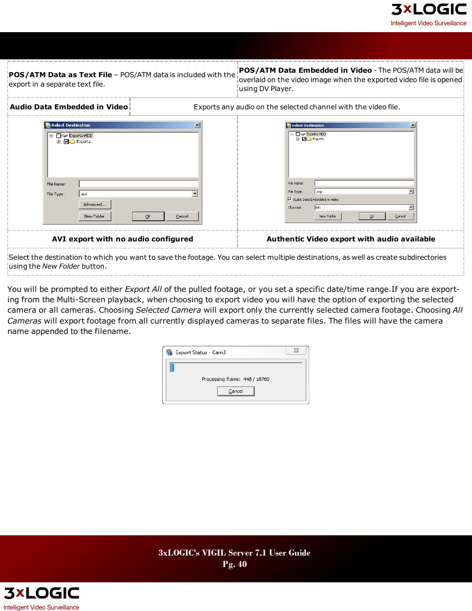 3xLOGIC VIGIL Server User Manual | Page 44 / 180