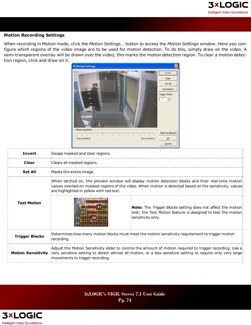 3xLOGIC VIGIL Server User Manual | Page 78 / 180