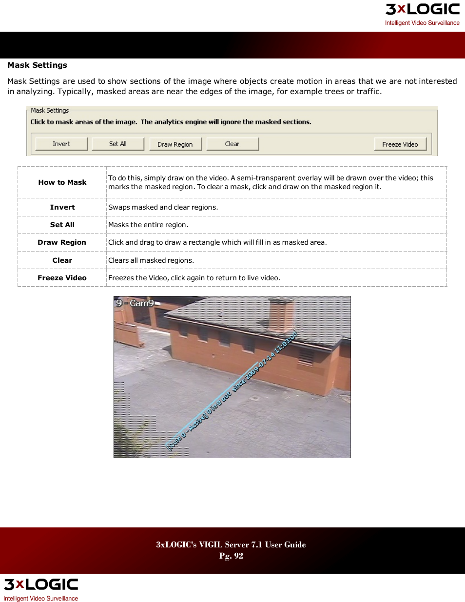 3xLOGIC VIGIL Server User Manual | Page 96 / 180