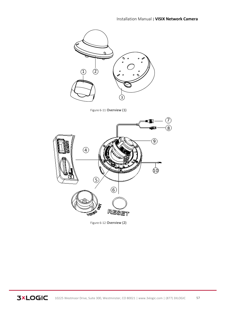 3xLOGIC VISIX Camera User Manual | Page 58 / 103