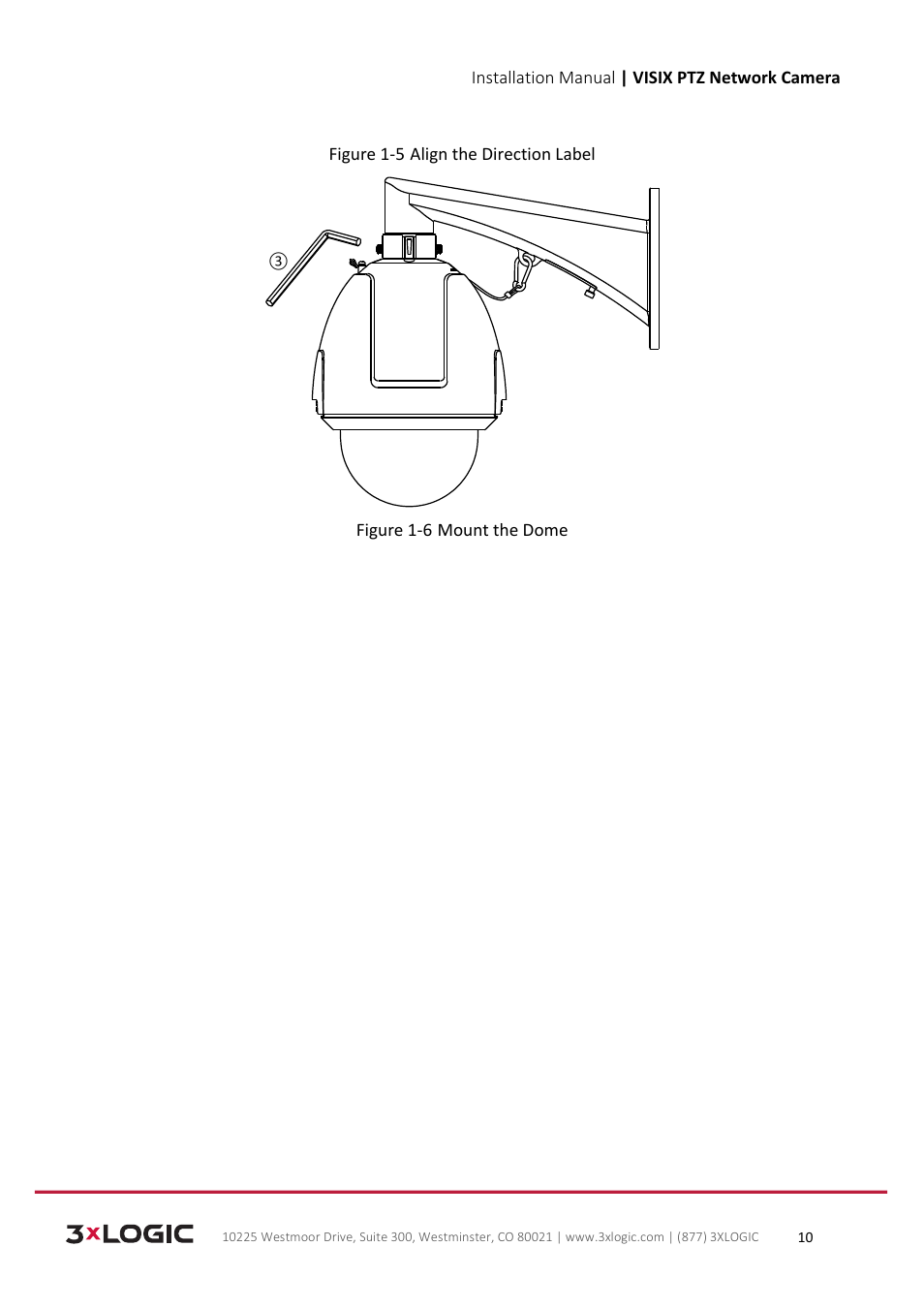 3xLOGIC VISIX Camera User Manual | Page 10 / 39