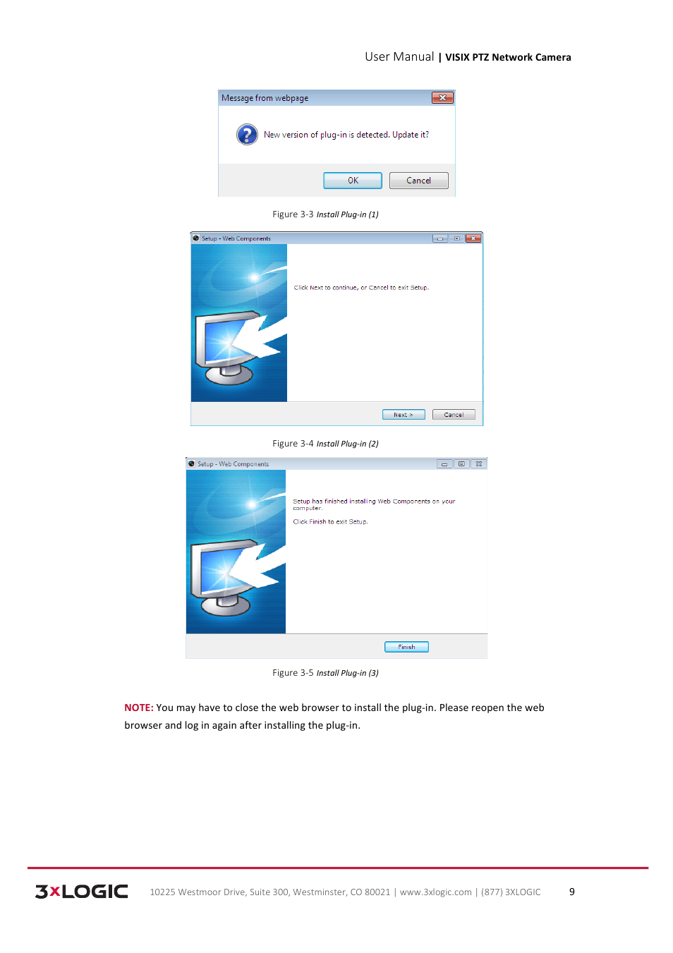 User manual | 3xLOGIC VISIX Camera User Manual | Page 17 / 90