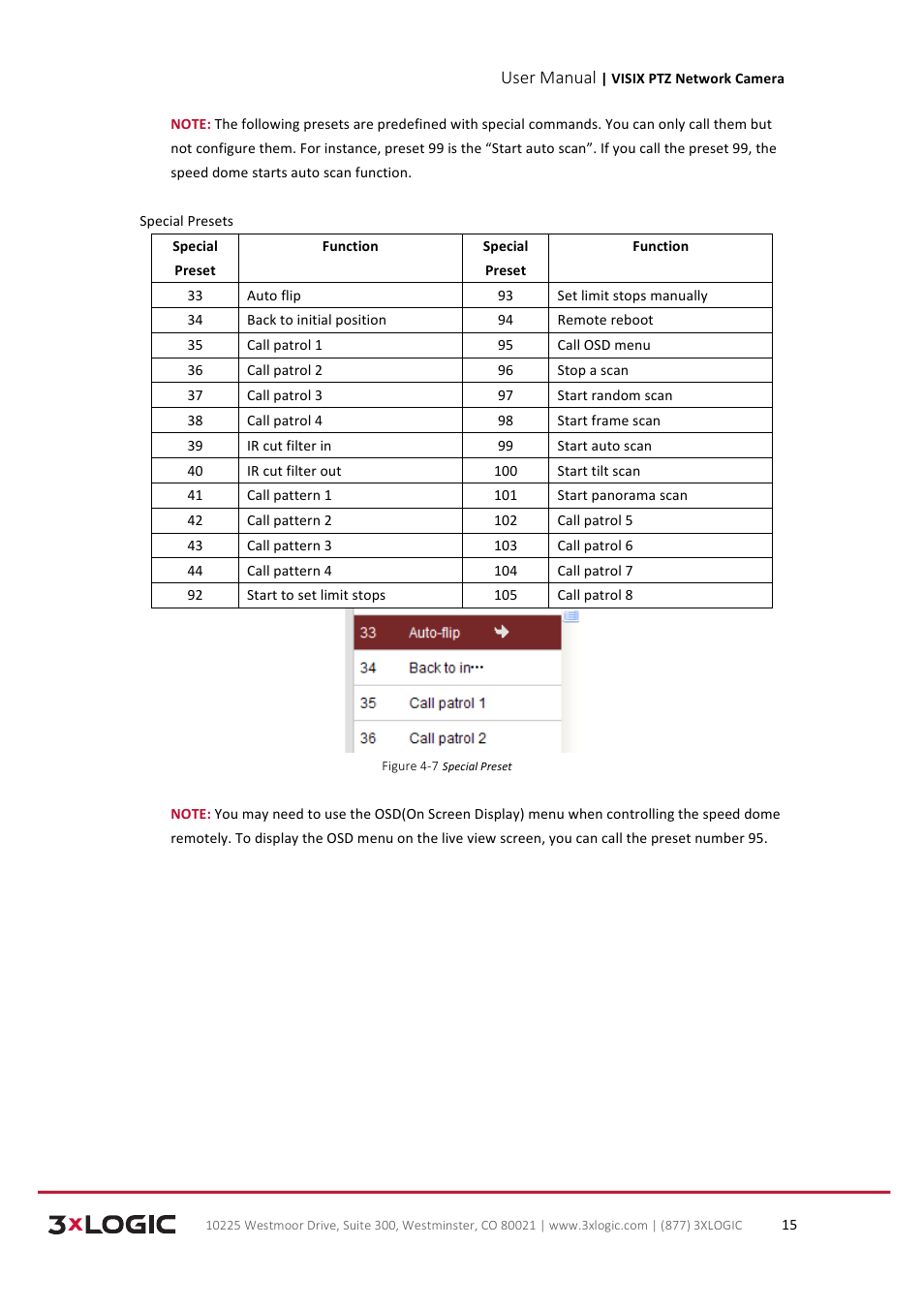 User manual | 3xLOGIC VISIX Camera User Manual | Page 23 / 90