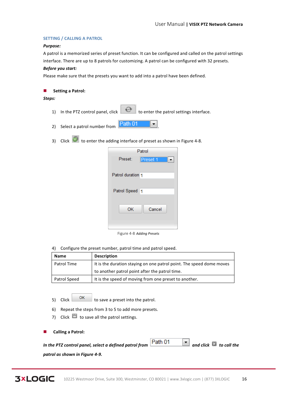 User manual | 3xLOGIC VISIX Camera User Manual | Page 24 / 90