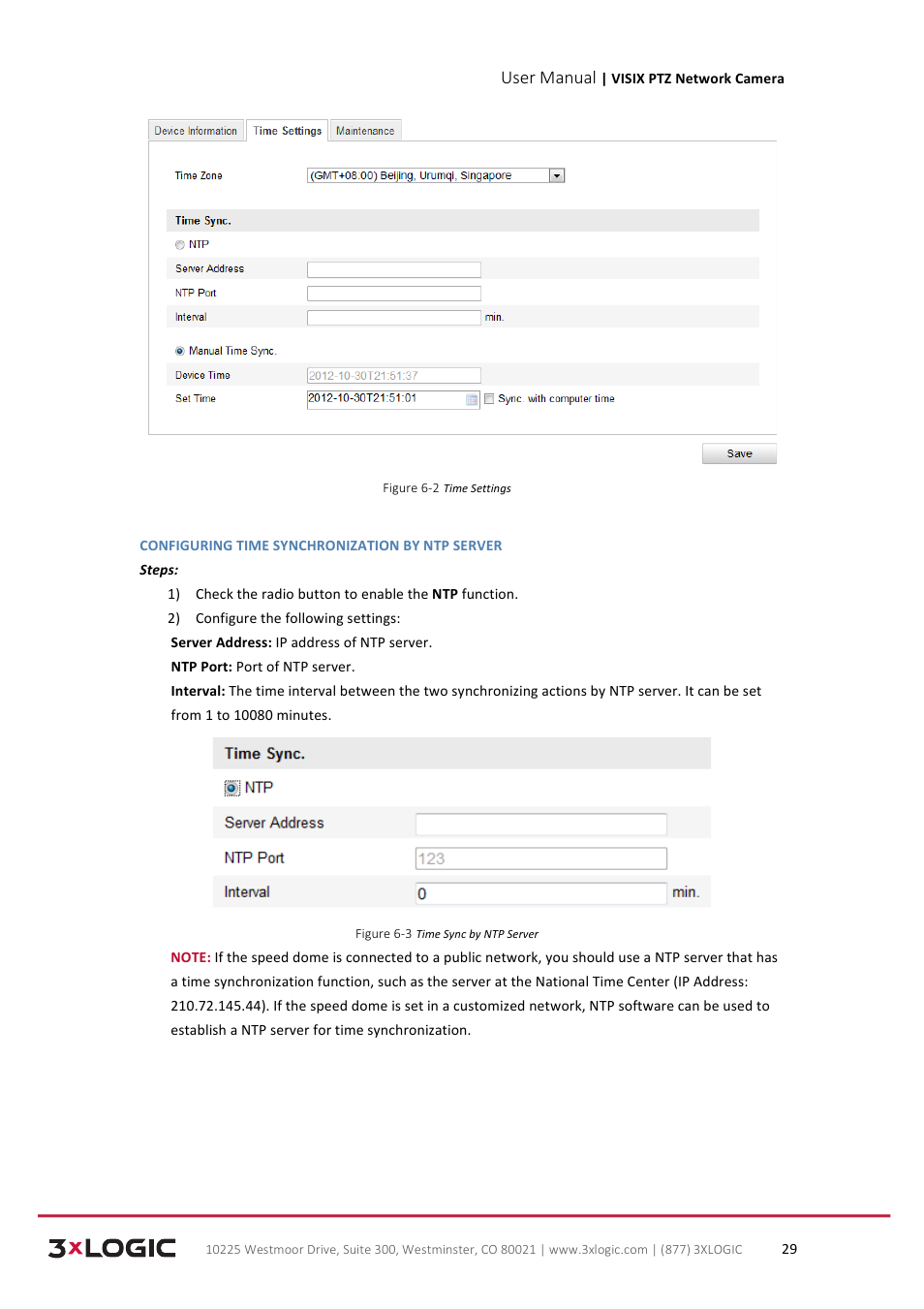 User manual | 3xLOGIC VISIX Camera User Manual | Page 37 / 90