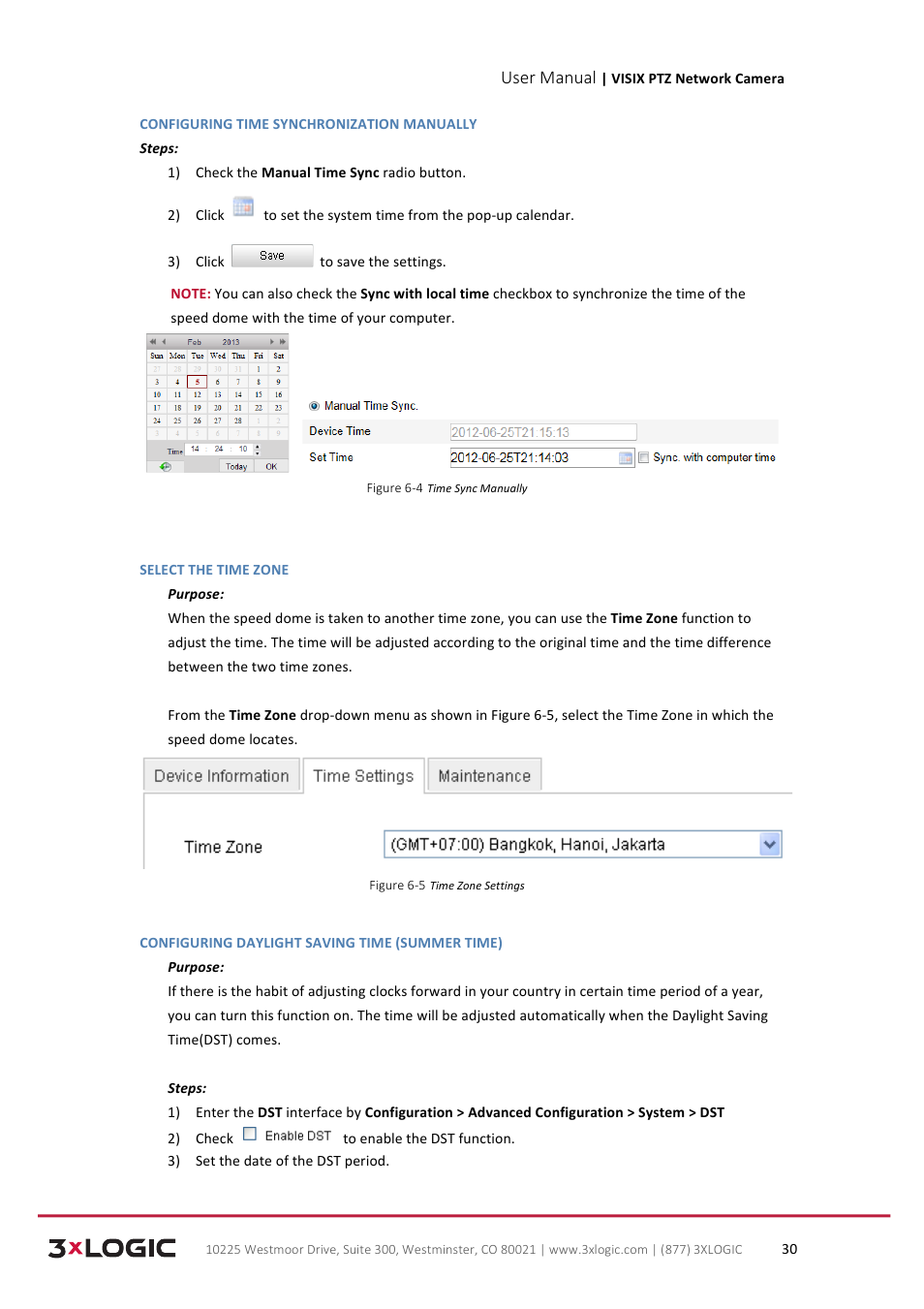 User manual | 3xLOGIC VISIX Camera User Manual | Page 38 / 90