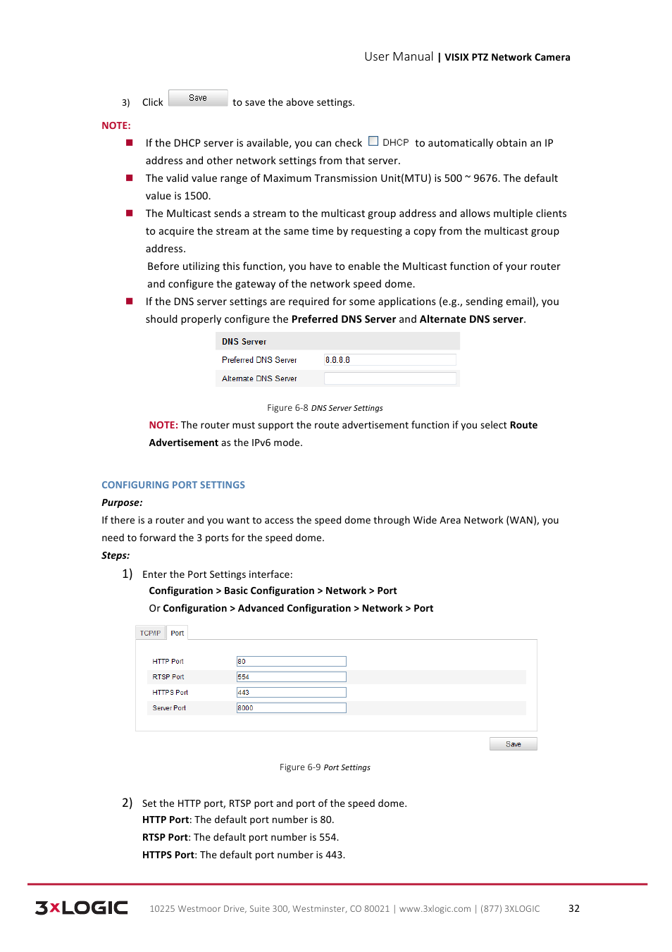 User manual | 3xLOGIC VISIX Camera User Manual | Page 40 / 90