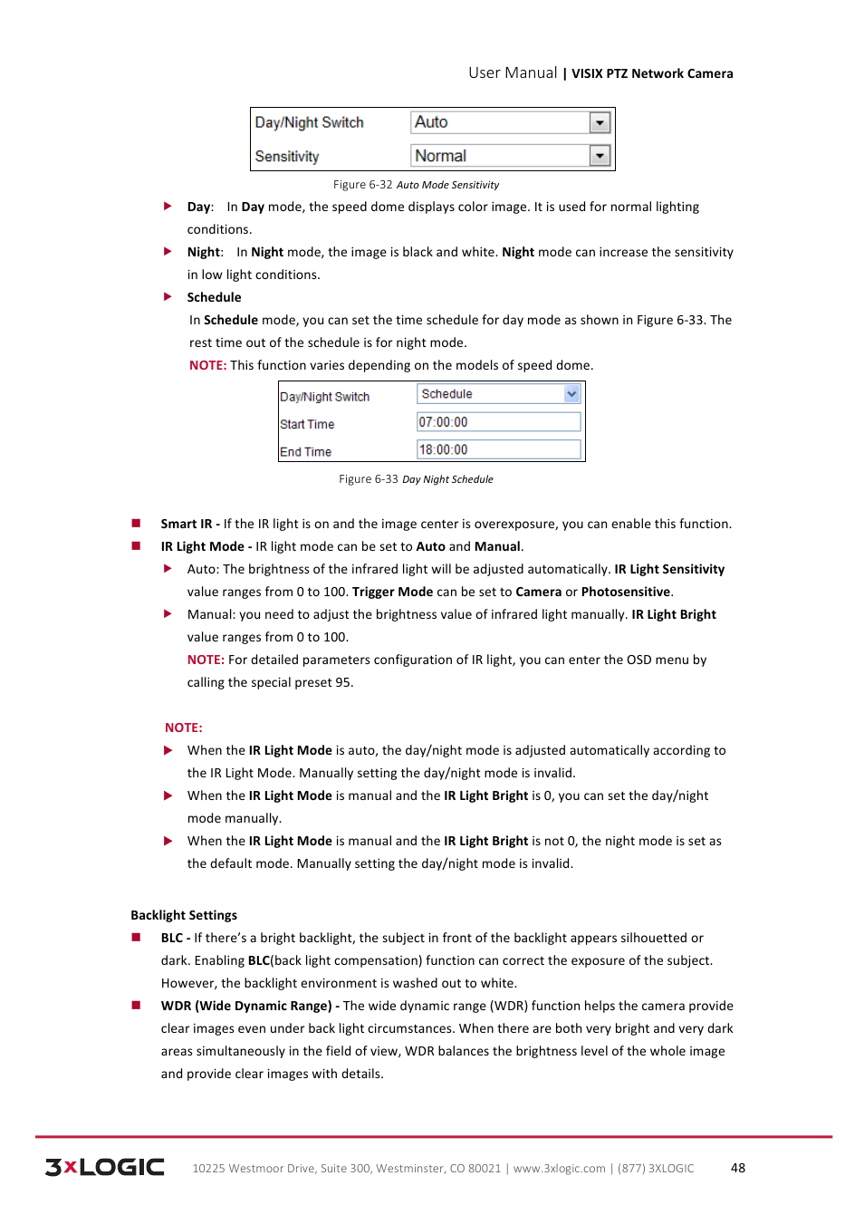 User manual | 3xLOGIC VISIX Camera User Manual | Page 56 / 90