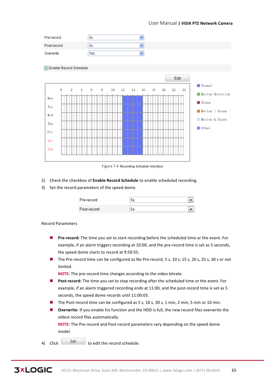 User manual | 3xLOGIC VISIX Camera User Manual | Page 73 / 90