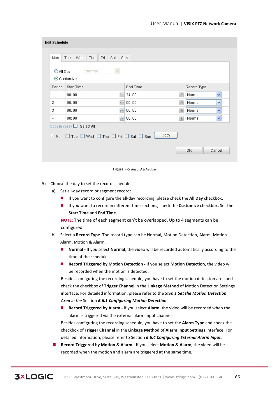 User manual | 3xLOGIC VISIX Camera User Manual | Page 74 / 90