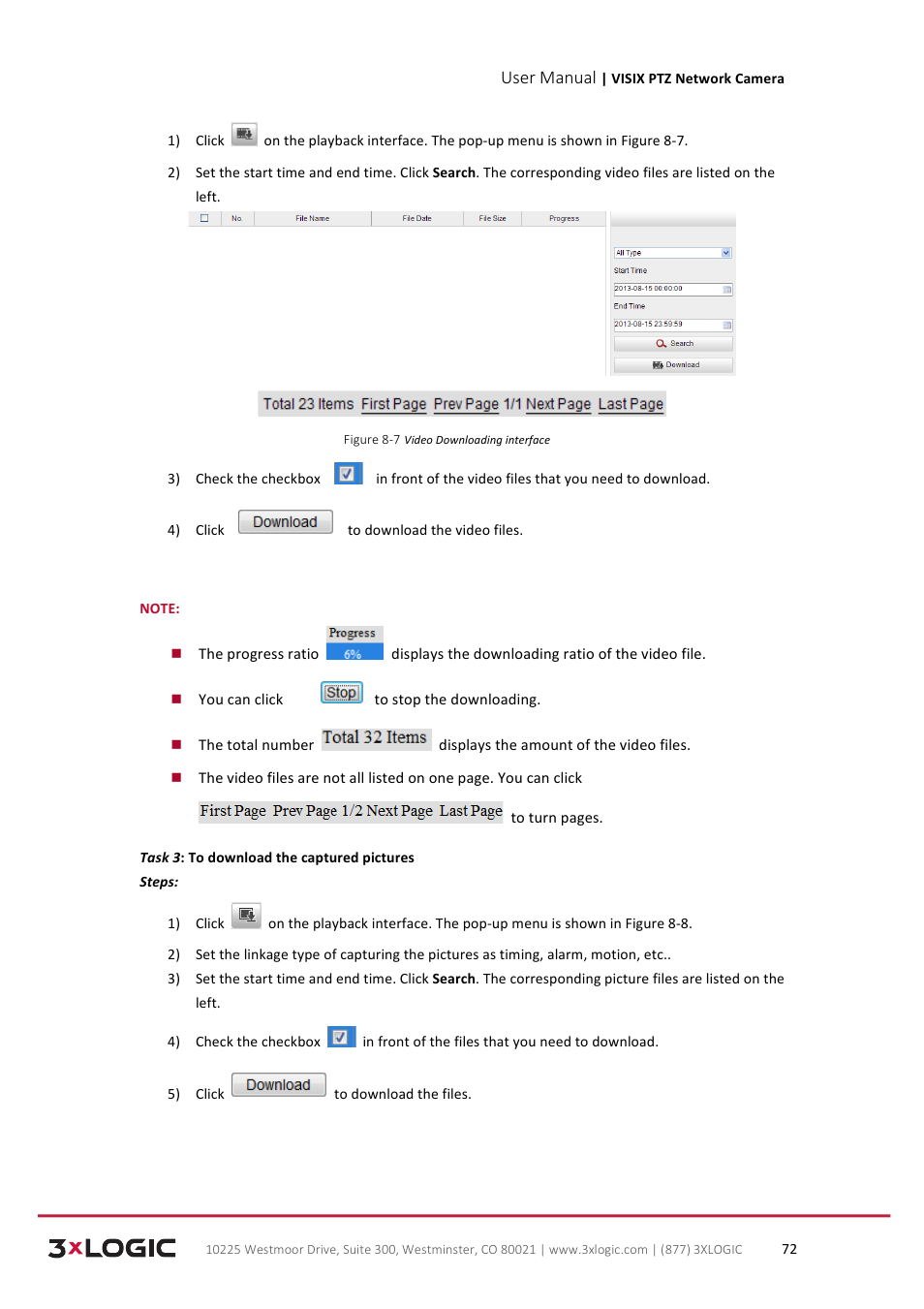 User manual | 3xLOGIC VISIX Camera User Manual | Page 80 / 90