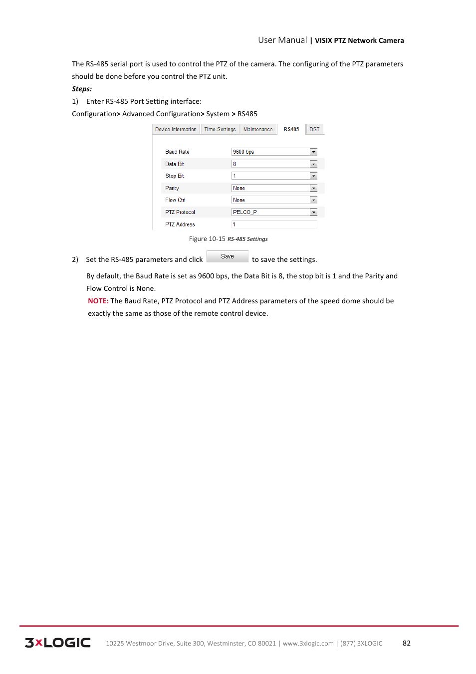 User manual | 3xLOGIC VISIX Camera User Manual | Page 90 / 90