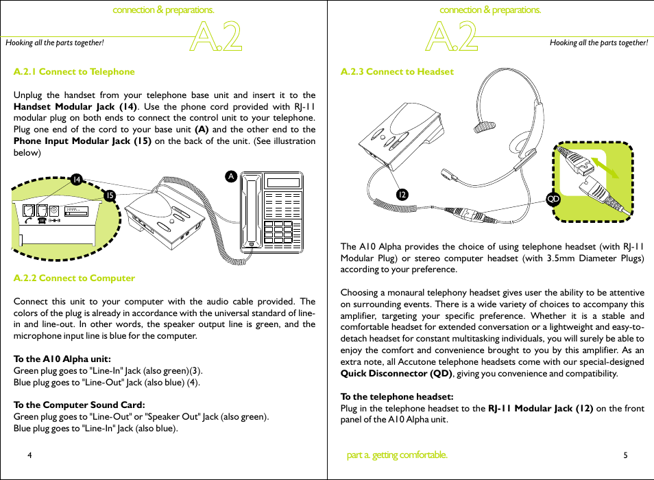 Accutone A10 User Manual | Page 4 / 10