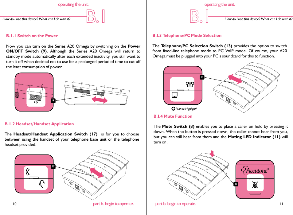 Accutone A20 User Manual | Page 7 / 12