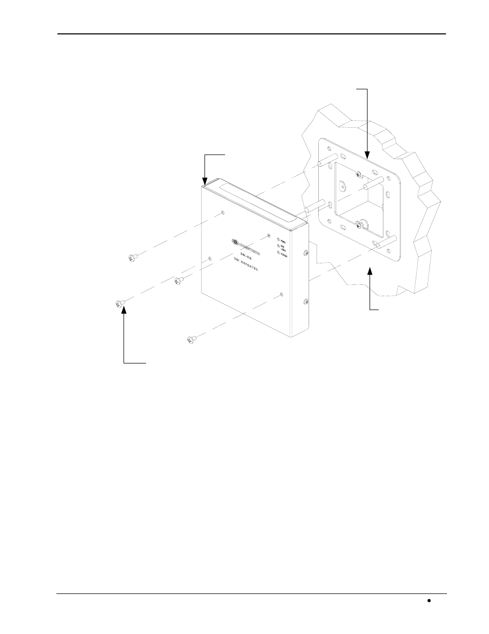 Hardware hookup, Crestron dm-dr digitalmedia, Repeater | Crestron electronic DigitalMedia Repeater DM-DR User Manual | Page 15 / 24