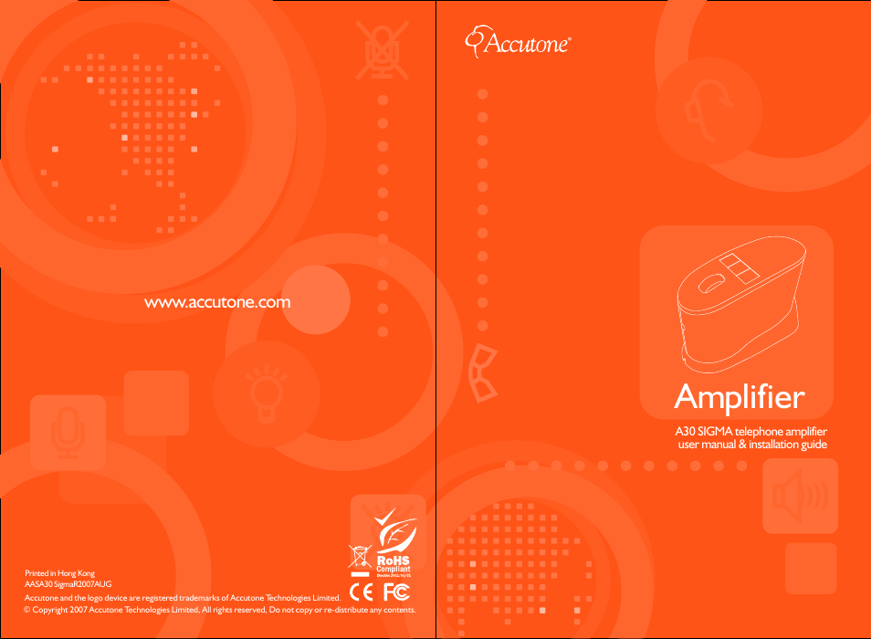 Accutone A30 User Manual | 10 pages