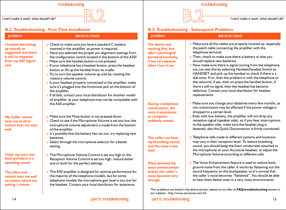 Accutone A30 User Manual | Page 9 / 10