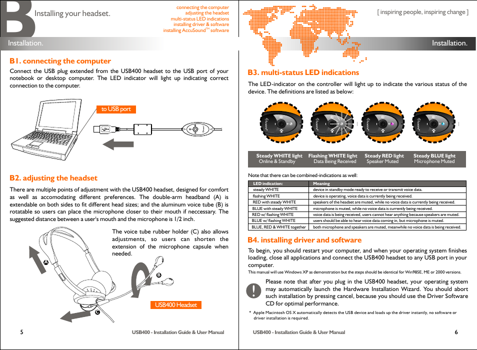 Accutone USB400 User Manual | Page 4 / 12