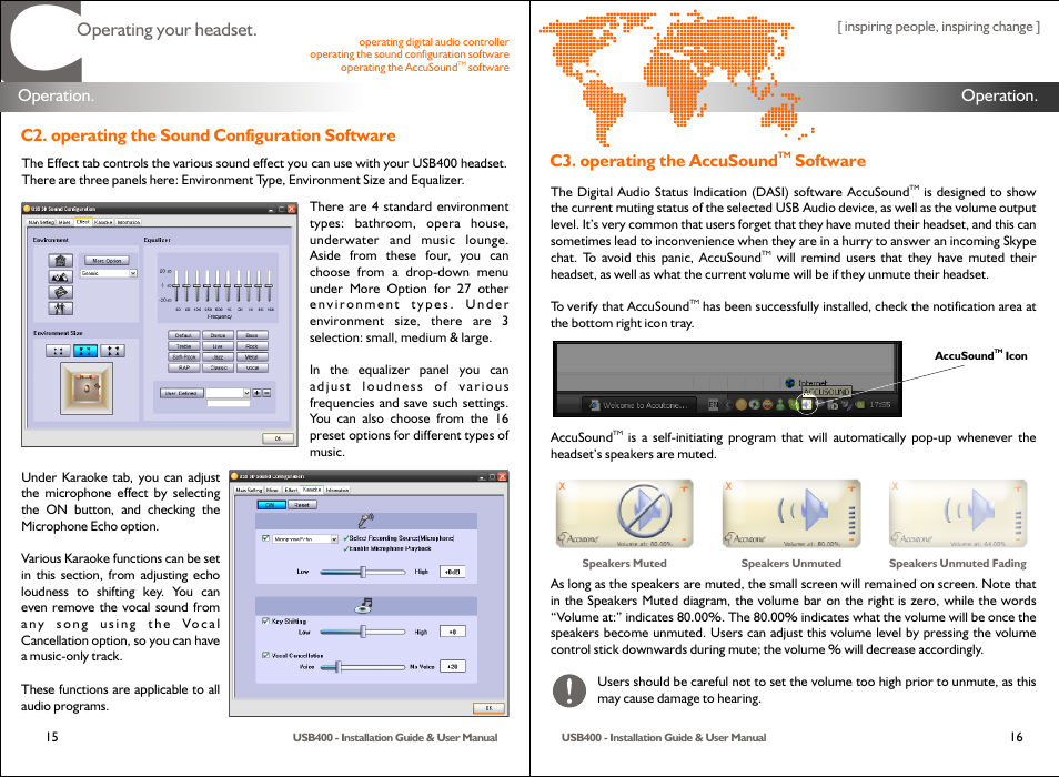 Accutone USB400 User Manual | Page 9 / 12