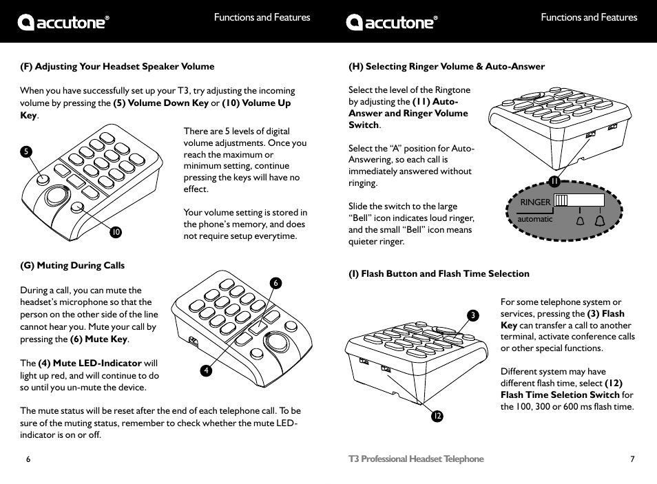 Accutone T3 User Manual | Page 5 / 6