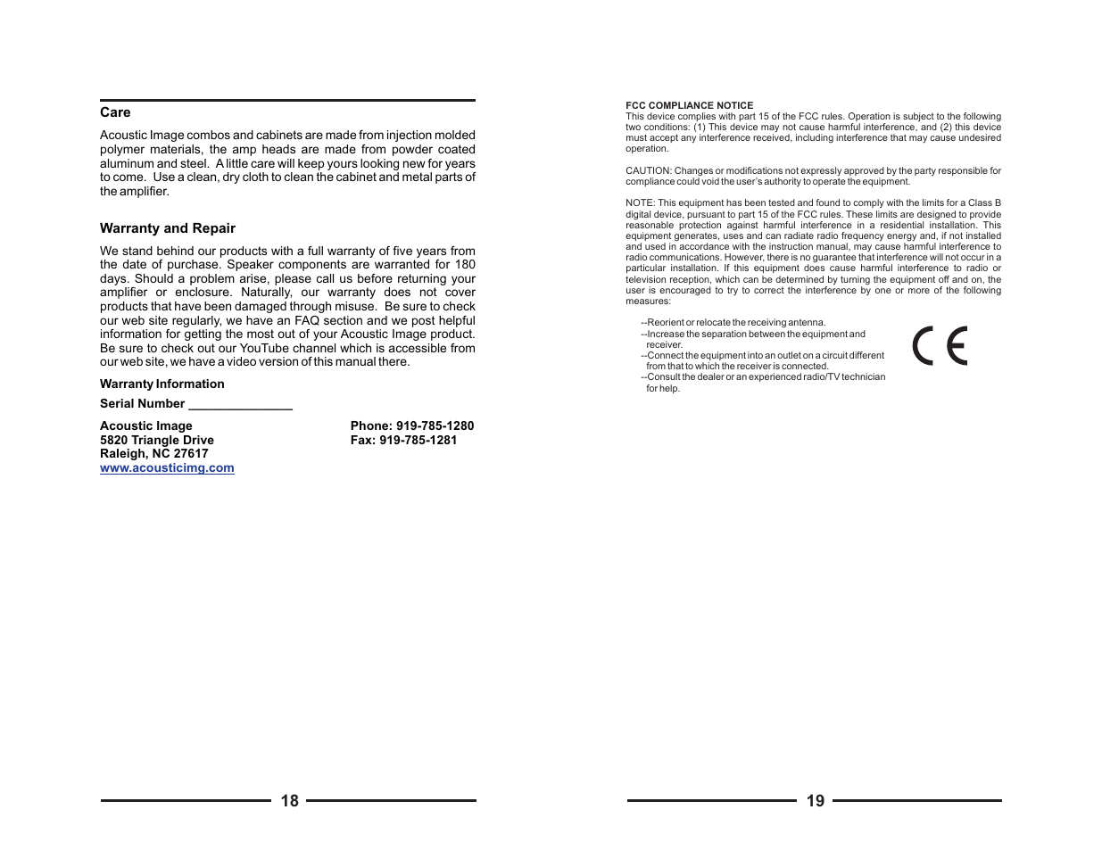 Acoustic Image Flex User Manual | Page 11 / 12