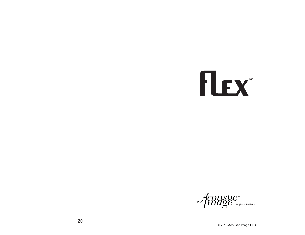 Acoustic Image Flex User Manual | Page 12 / 12