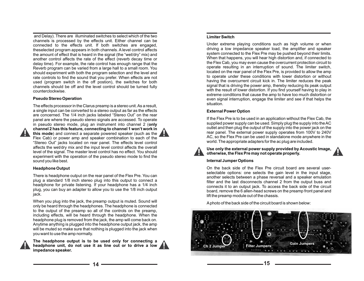 Acoustic Image Flex User Manual | Page 9 / 12