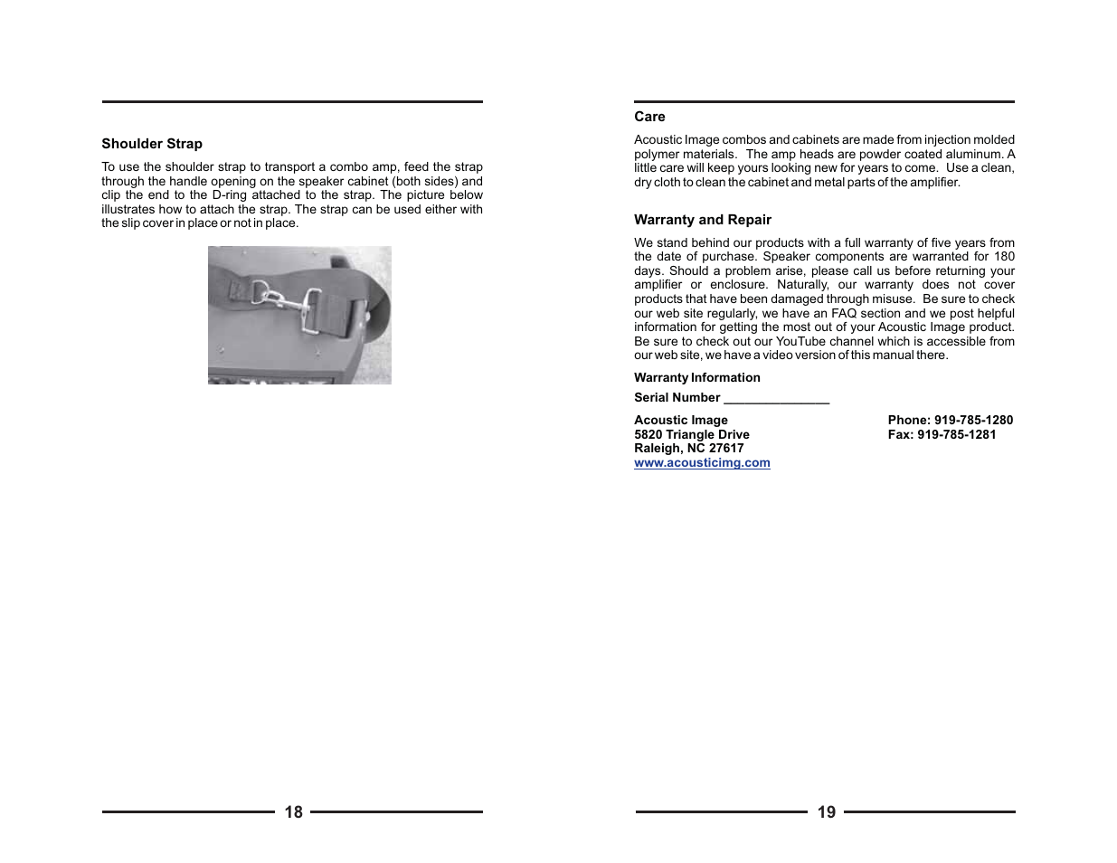 Acoustic Image S4Plus User Manual | Page 11 / 12