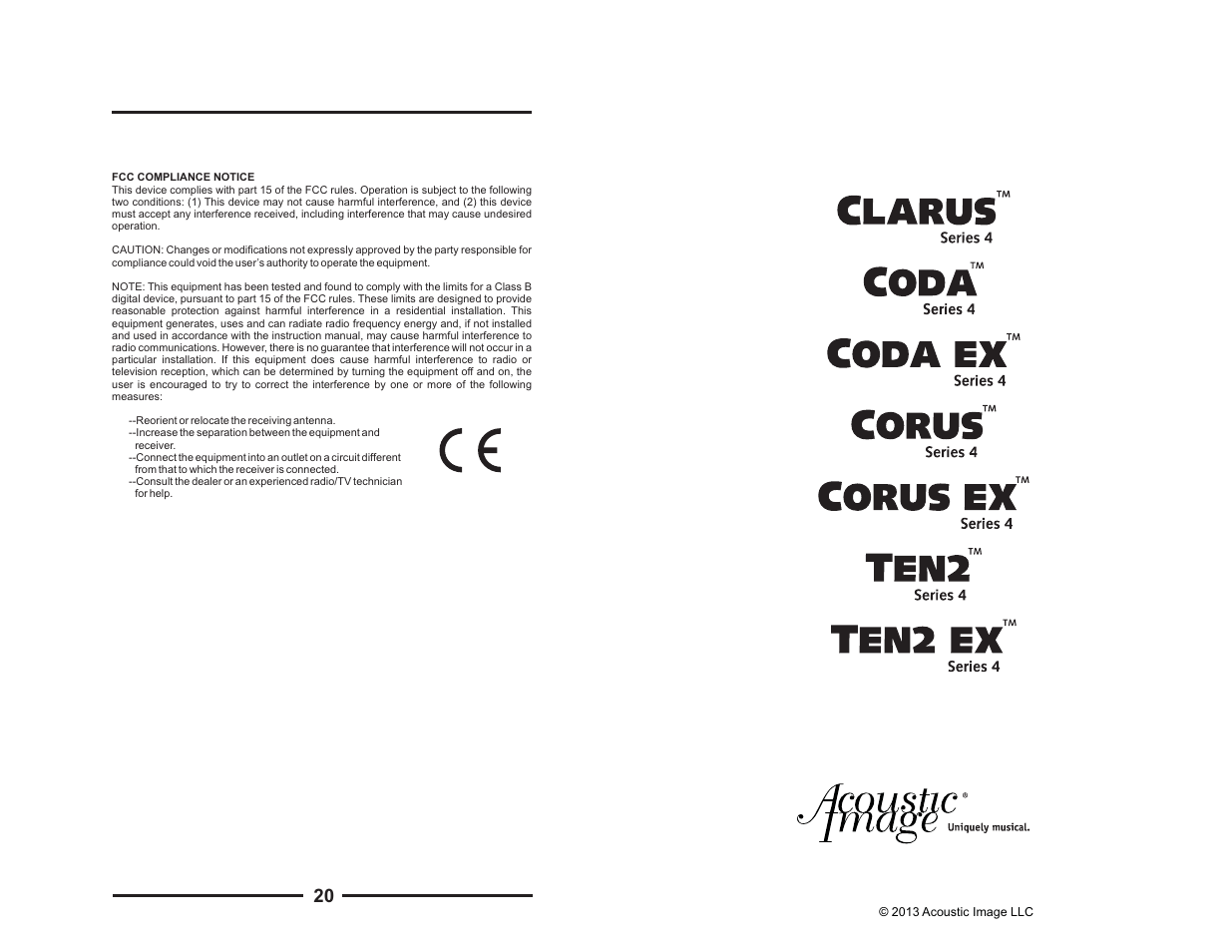 Acoustic Image S4Plus User Manual | Page 12 / 12