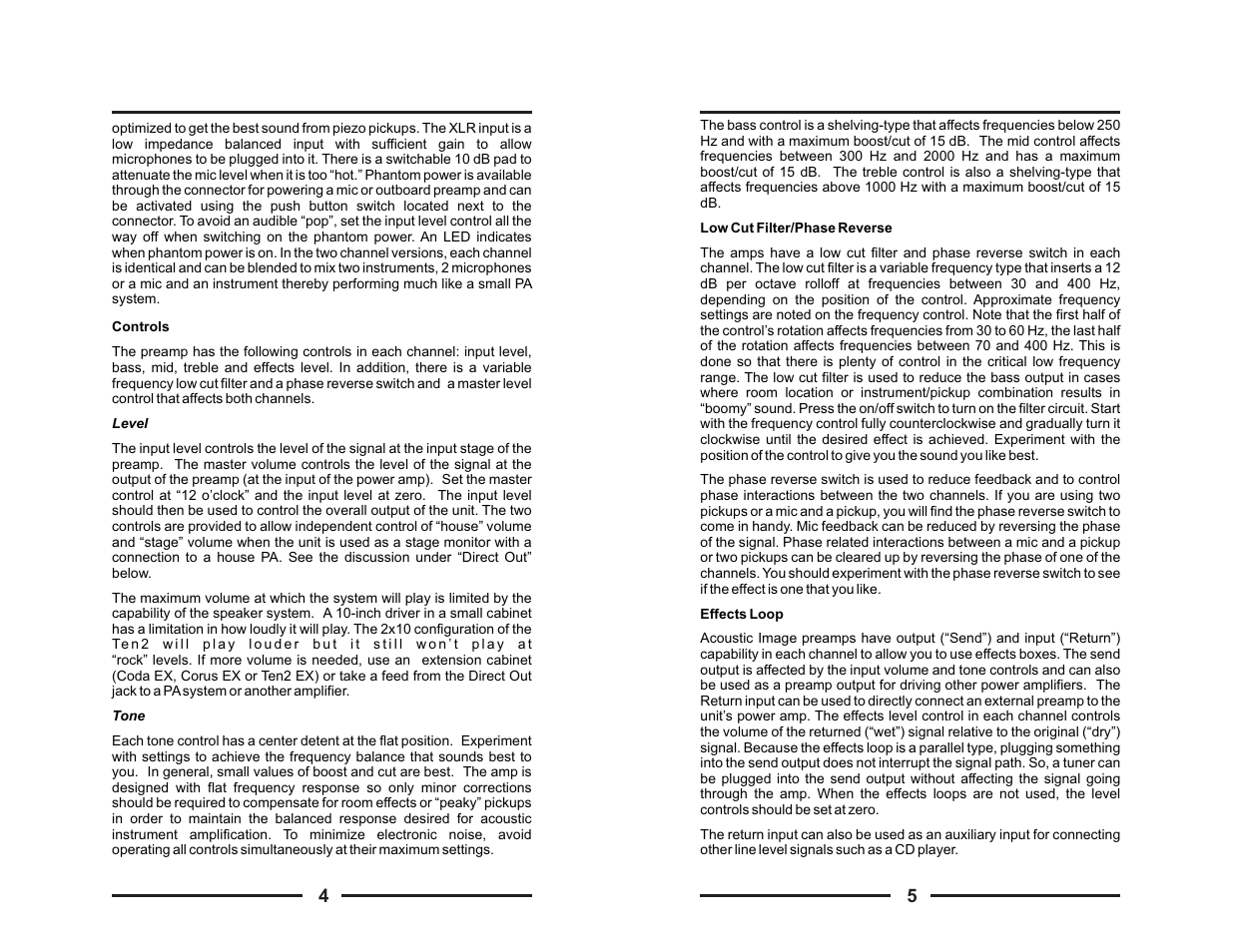 Acoustic Image Series4 User Manual | Page 4 / 10