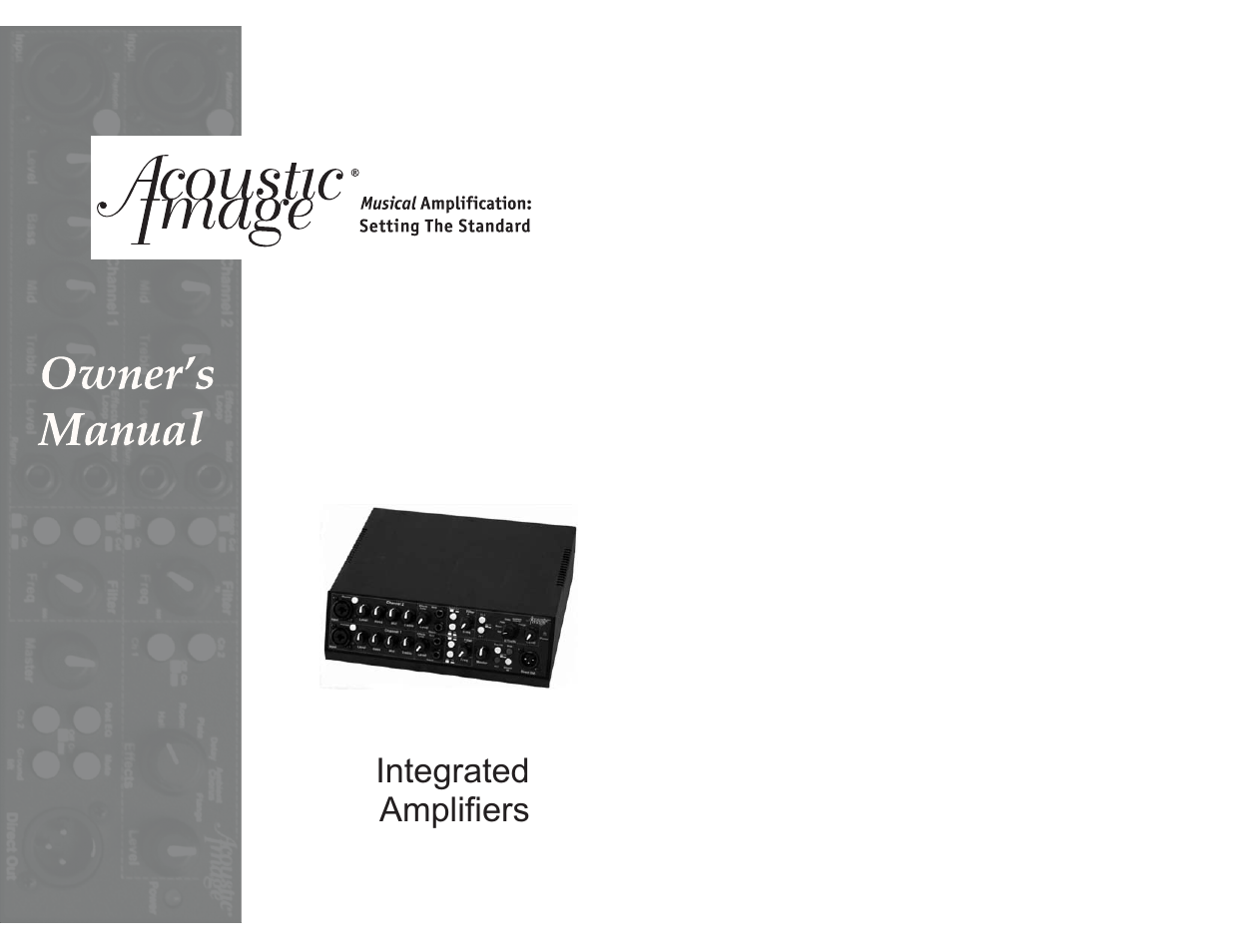 Acoustic Image + Models User Manual | 8 pages